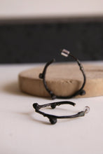Load image into Gallery viewer, Oxidized silver twig hoop earrings, Branch hoops, Minimal hoop earrings, Gift for friend