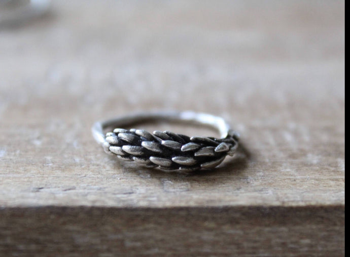Nature ring , Silver Plant Ring, Terrarium Ring, Succulent Ring,  , Nature Inspired Ring