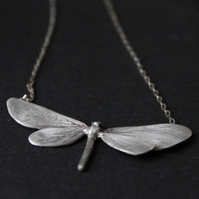 Load image into Gallery viewer, Sterling silver moth  pendant , Butterly Moth Pendant, Insect jewelry