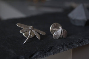 Dragonfly Brooch, Set of two, Dragonfly Pin, Insect Brooch, Animal Jewelry,