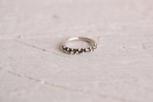 Load image into Gallery viewer, Sterling silver granulated ring, Simple bubble ring, Stacking ring, Dot ring